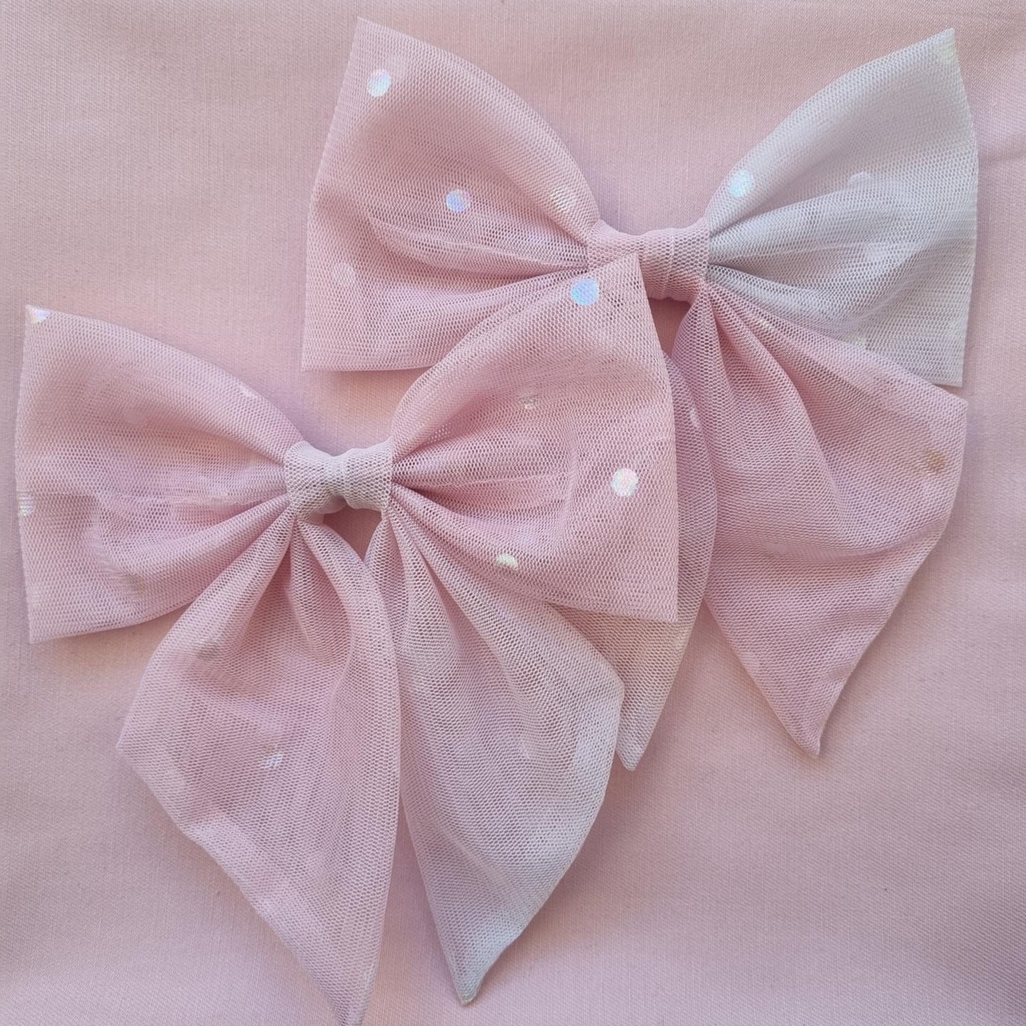 Pink Polka Dot Tulle