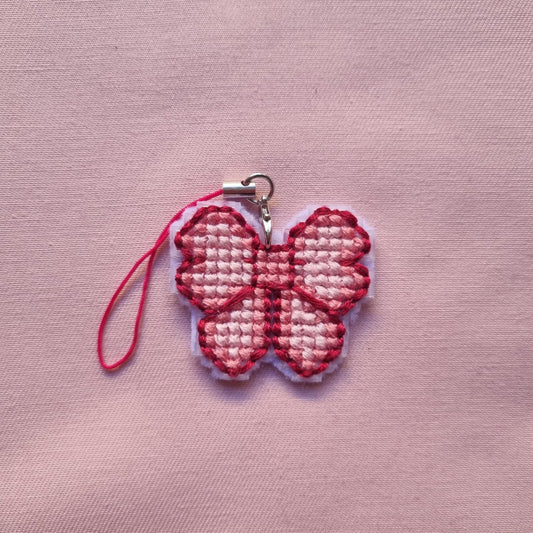 Pink Stitched Bow