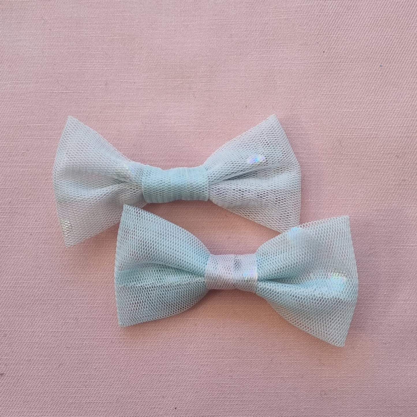 Blue Polka Dot Tulle